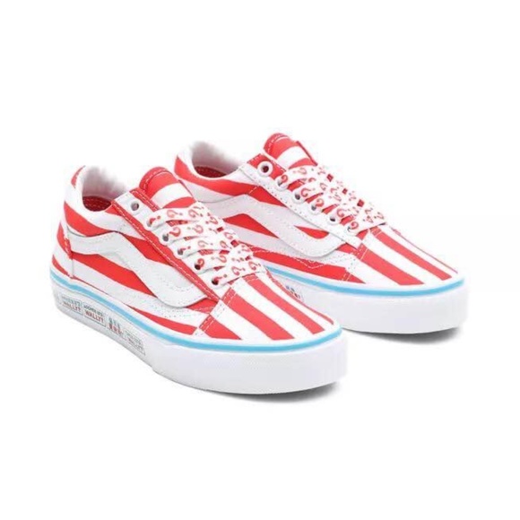 BRAND NEW youth boy girl vans where’s Waldo old skool shoe size 3Y - Picture 2 of 6